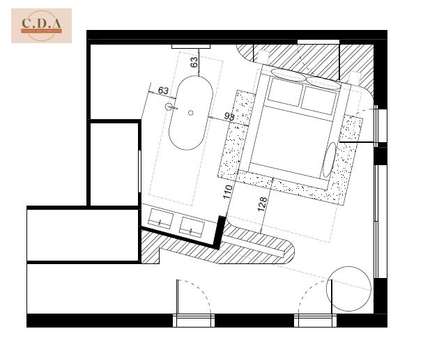 Exemple de plan d'aménagement 2D-CD&A